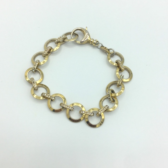 Fossil Jewelry - FOSSIL Gold Circle Bracelet